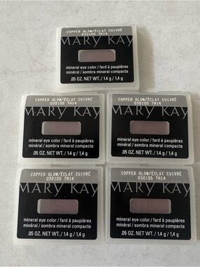 5x Mary Kay Mineral Eye Color Copper Glow 030105 Discontinued New